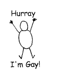 HURRAY I'M GAY! logo