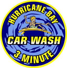 HURRICANE BAY CAR WASH 3 MINUTE logo