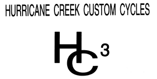 HURRICANE CREEK CUSTOM CYCLES HC 3 logo