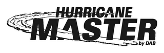 HURRICANE MASTER BY DAB logo