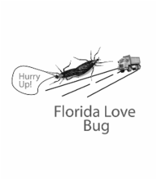 HURRY UP! FLORIDA LOVE BUG logo