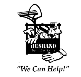 "HUSBAND BY THE HOUR WE CAN HELP!" logo
