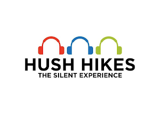HUSH HIKES THE SILENT EXPERIENCE logo