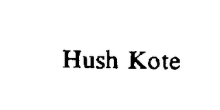 HUSH KOTE logo