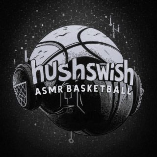 HUSHSWISH ASMR BASKETBALL logo