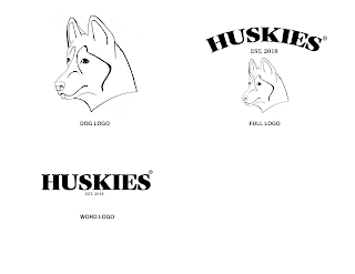 HUSKIES EST. 2018 logo