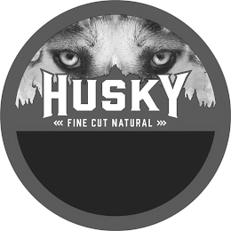 HUSKY FINE CUT NATURAL logo