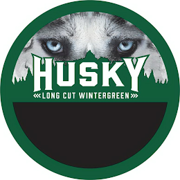 HUSKY LONG CUT WINTERGREEN logo