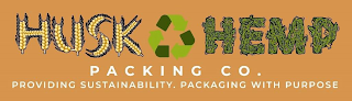 HUST HEMP PACKING CO. PROVIDING SUSTAINABILITY. PACKAGING WITH PURPOSE logo
