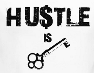 HUSTLE IS logo