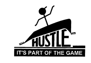 HUSTLE IT'S PART OF THE GAME logo