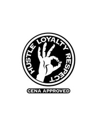 HUSTLE LOYALTY RESPECT CENA APPROVED logo
