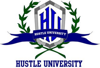 HUSTLE UNIVERSITY HU logo