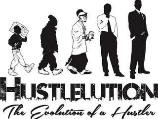 HUSTLELUTION THE EVOLUTION OF A HUSTLER logo