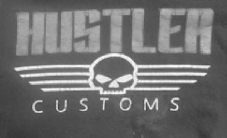 HUSTLER CUSTOMS logo
