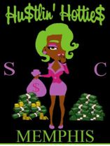 HU$TLIN' HOTTIE$  MEMPHIS logo
