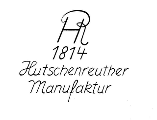 HUTSCHENREUTHER MANUFAKTUR HR 1814 logo