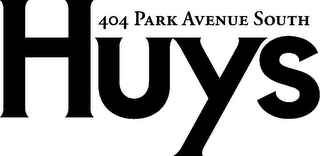 HUYS 404 PARK AVENUE SOUTH logo