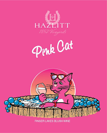 HV HAZLITT 1852 VINEYARDS PINK CAT FINGER LAKES BLUSH TABLE WINE HHJ logo