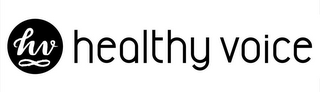 HV HEALTHY VOICE logo