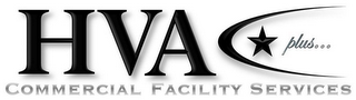 HVA PLUS... COMMERCIAL FACILITY SERVICES logo
