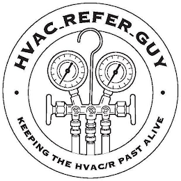 ·HVAC_REFER_GUY· KEEPING THE HVAC/R PAST ALIVE logo
