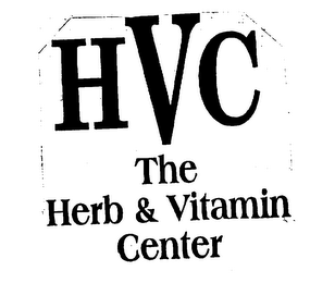 HVC THE HERB & VITAMIN CENTER logo