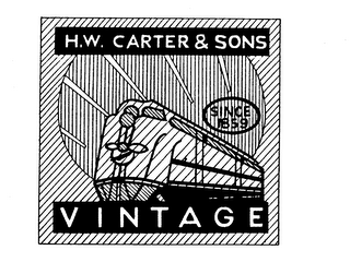 H.W. CARTER & SONS VINTAGE SINCE 1859