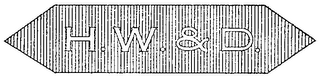 H.W. & D. logo