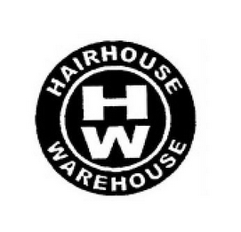 HW HAIRHOUSE WAREHOUSE logo
