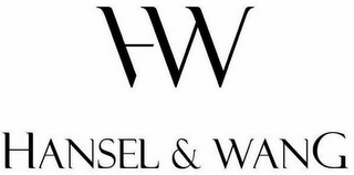 HW HANSEL & WANG logo