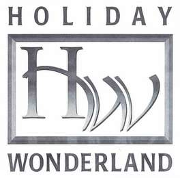 HW HOLIDAY WONDERLAND logo