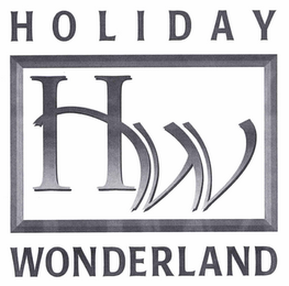 HW HOLIDAY WONDERLAND logo