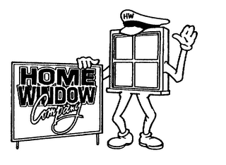 HW HOME WINDOW COMPANY logo