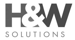 H&W SOLUTIONS logo