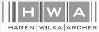 HWA HAGEN WILKA ARCHER logo
