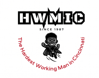 HWMIC SINCE 1987 THE HARDEST WORKING MAN IN CINCINNATI logo