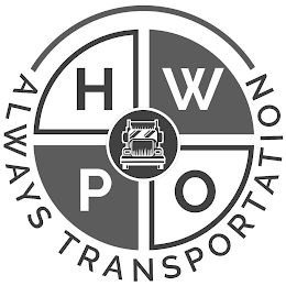 HWPO ALWAYS TRANSPORTATION logo