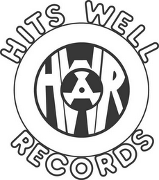 HWR HITS WELL RECORDS logo