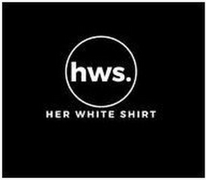 HWS. HER WHITE SHIRT logo