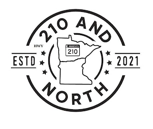 HWY 210 AND NORTH ESTD 2021 MINNESOTA 210 logo