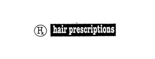 HX HAIR PRESCRIPTIONS logo