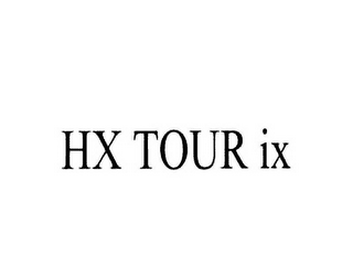 HX TOUR IX logo