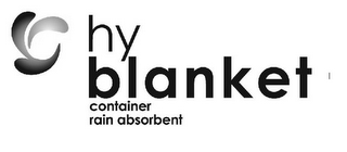HY BLANKET CONTAINER RAIN ABSORBENT logo