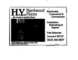 H.Y. HARDWOOD FLOORS logo