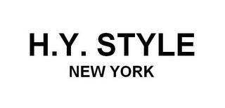 H.Y. STYLE NEW YORK logo