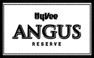 HY-VEE ANGUS RESERVE logo