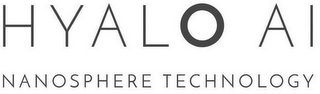 HYALO AI NANOSPHERE TECHNOLOGY logo