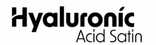 HYALURONIC ACID SATIN logo