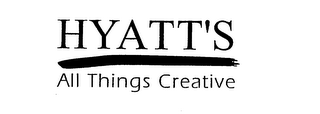 HYATT'S ALL THINGS CREATIVE logo